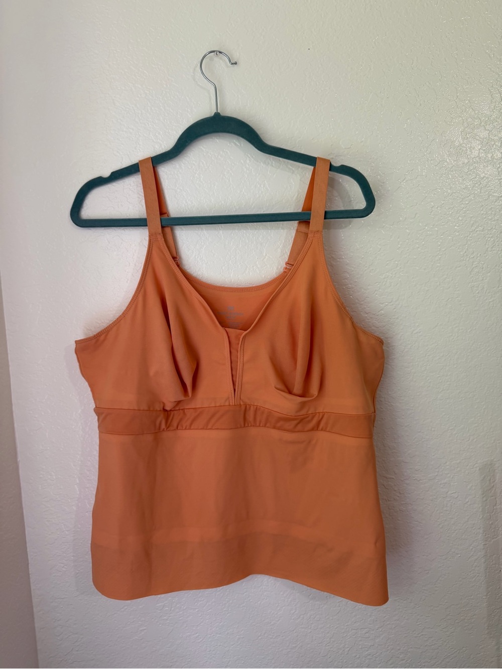 Ruby Ribbon Peach-Orange Supportive Shape-wear Camisole Size 48